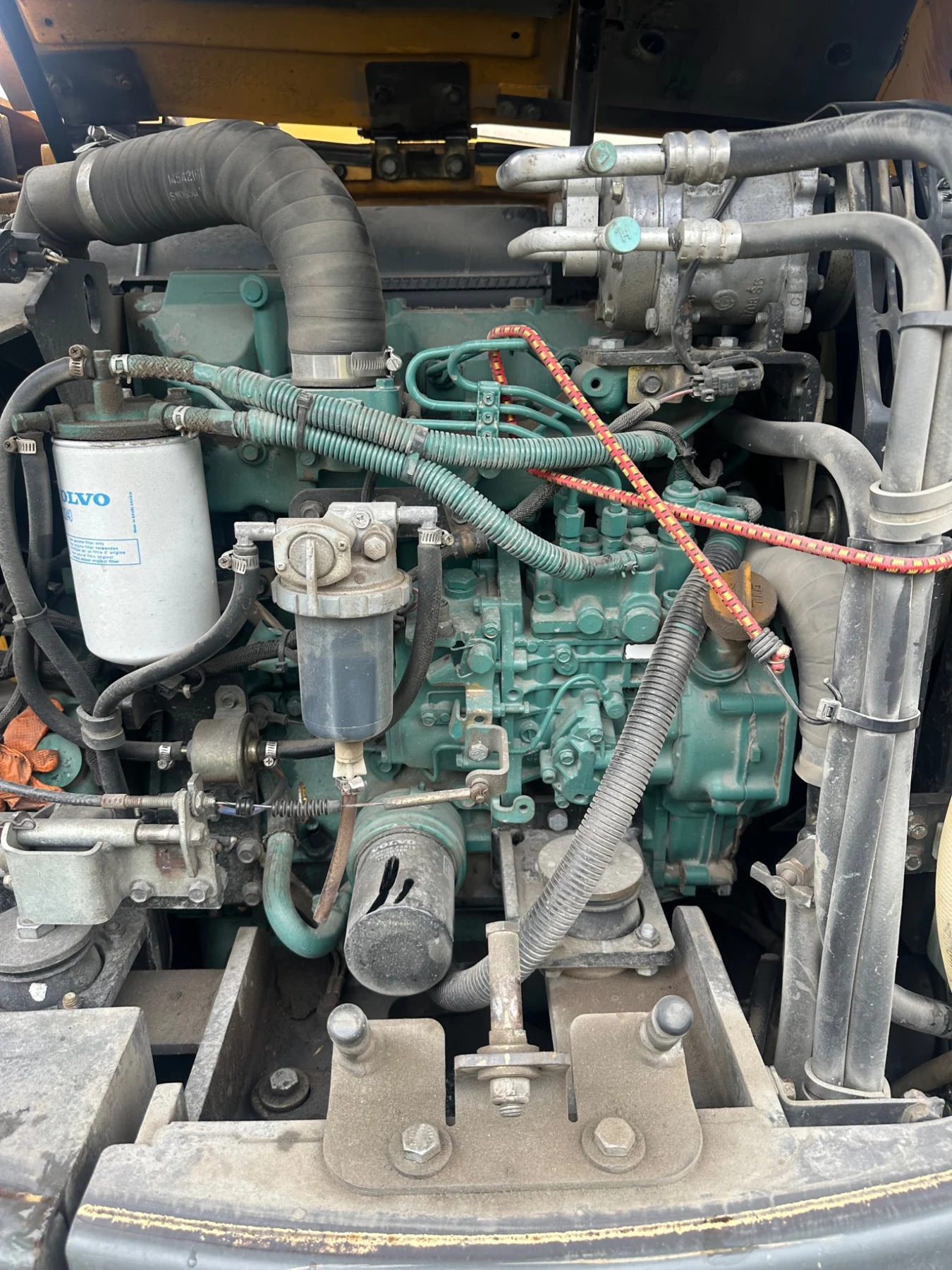 Motor – detaljer før rengjøring